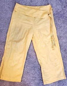 Vintage 90s Butter Yellow Pants